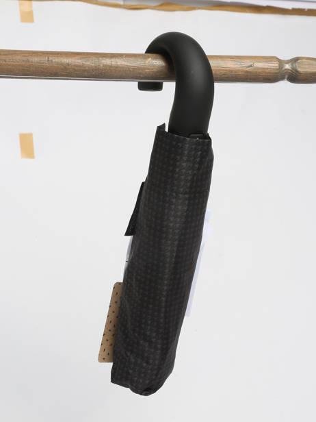 Opvouwbare Paraplu Happy rain Zwart gents print 43668 ander zicht 1