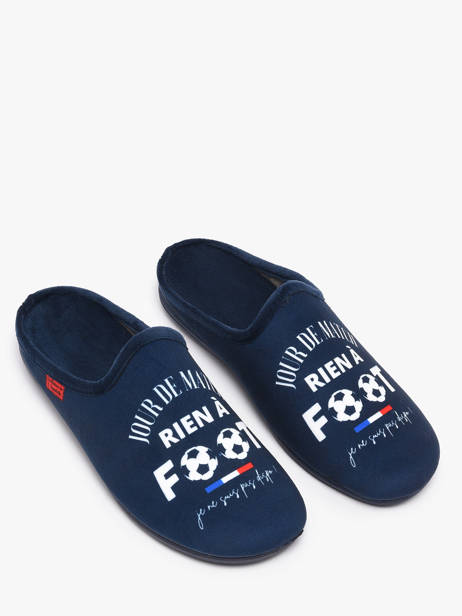 Pantoffels La maison de l'espadrille Blauw men 8 ander zicht 2