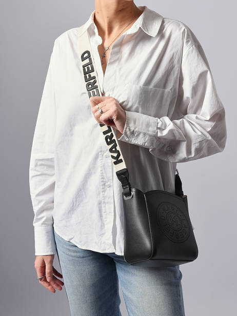 Cross Body Tas K Circle Karl lagerfeld Zwart k circle A4W30067 ander zicht 1