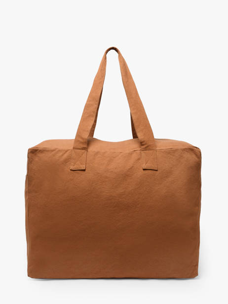 Schoudertas Elzevir Gerecycleerd Katoen Rivedroite Bruin timeless ELZEVTIM ander zicht 4