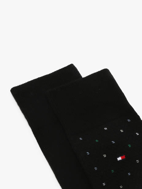 Herensokken 2 Paar Tommy hilfiger Zwart socks 71236311 ander zicht 1