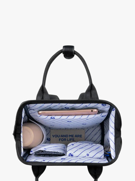 Rugzak 1 Compartiment Cabaia Bruin adventurer XS ander zicht 3