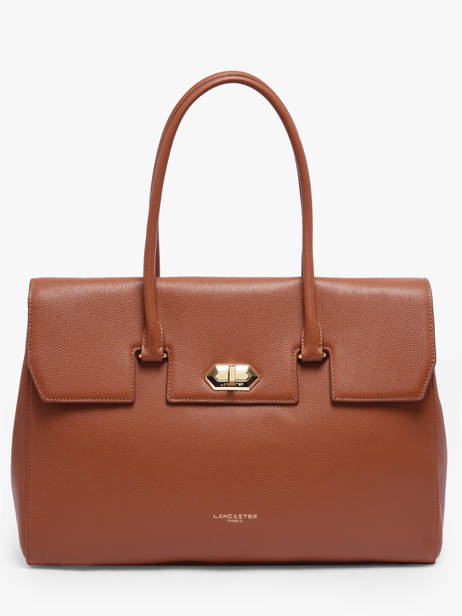 Schoudertas A4-formaat Milano Leder Lancaster Bruin milano cosmos 57