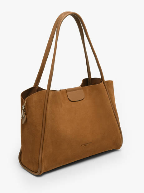 Schoudertas Suede Ida Leder Lancaster Bruin suede ida 102 ander zicht 2