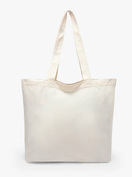 Schoudertas Tote Bag 3 Lines Katoen Lancaster Beige tote bag 3 lines 6 ander zicht 4