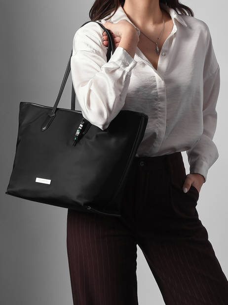 Schoudertas K Ikon Gerecycleerd Polyester Karl lagerfeld Zwart k ikon B1W30012 ander zicht 1