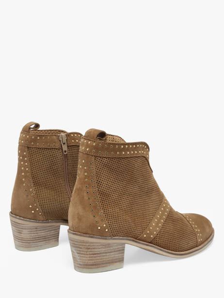 Enkellaarsjes Met Hak Uit Leder Alpe Bruin women 54311101 ander zicht 2