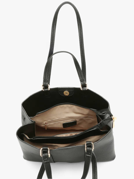 Handtas /schoudertas Grained Miniprix Zwart grained A721 ander zicht 2