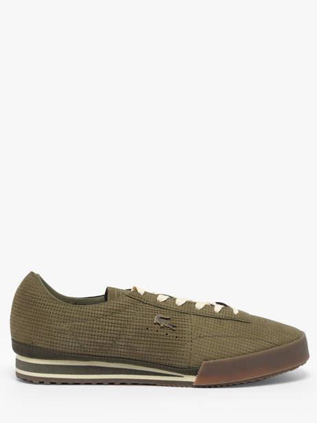 Sneakers Uit Leder Lacoste Groen men 1SMA0067