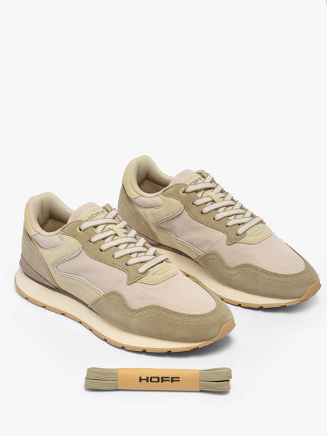 Sneakers City Uit Leder Hoff Groen men 12602006 ander zicht 2