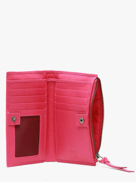 Portefeuille Leder Biba Roze wallet 12138 ander zicht 1