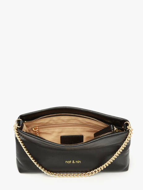 Cross Body Tas Vintage Leder Nat et nin Zwart vintage MOLLY ander zicht 3