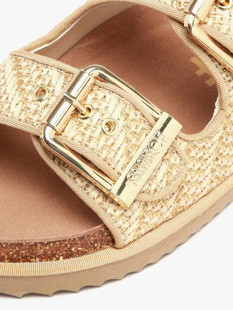Sandalen Colors of california Goud women CBIOW600 ander zicht 2