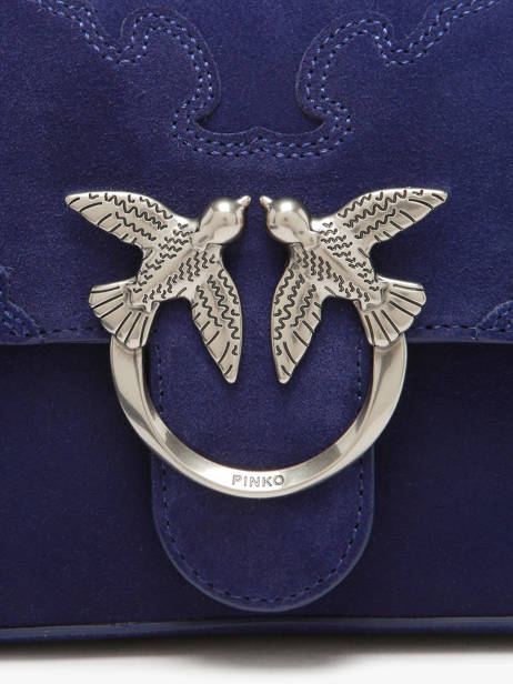 Schoudertas Love Bag Soft Pinko Blauw love bag soft 6244A0F6 ander zicht 3