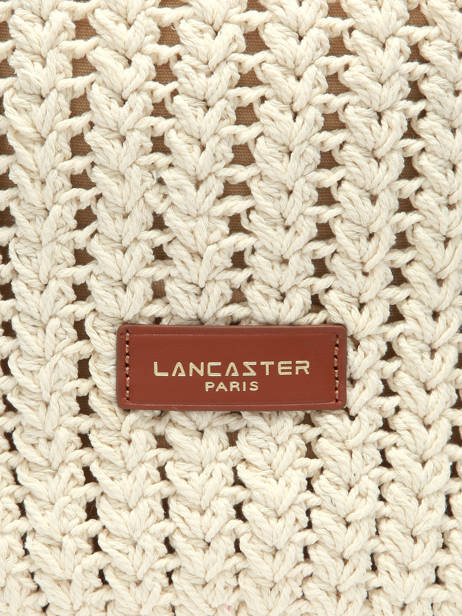 Cross Body Tas Tresse Coton Lancaster Beige tresse coton 68 ander zicht 3