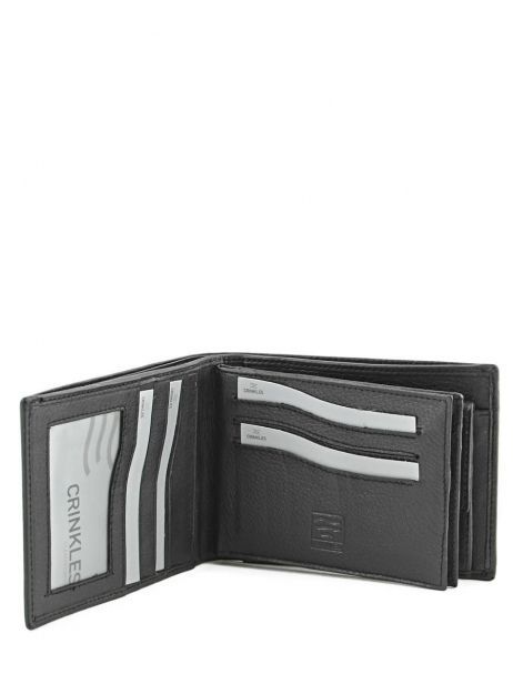 Portefeuille Leder Crinkles Grijs caviar 14082 ander zicht 3