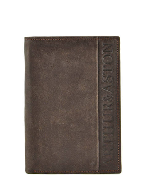 Portefeuille Leder Arthur & aston Bruin diego 1438-805