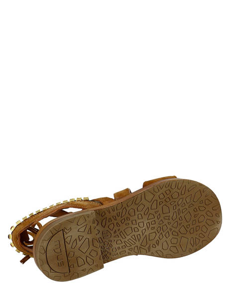 Sandalen Strass Suède Leder Mjus Bruin women M05046 ander zicht 5