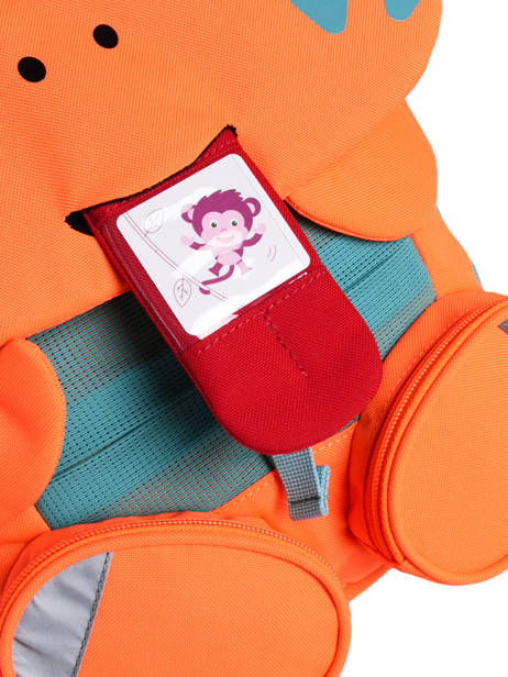 Rugzak 1 Compartiment Affenzahn Oranje large friends NEL1 ander zicht 3