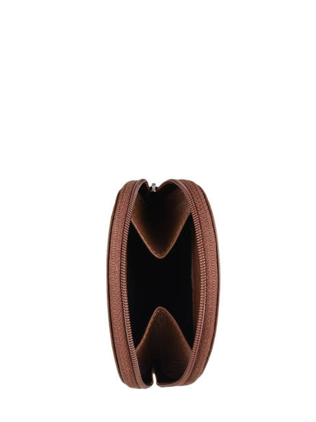 Portemonnee Caviar Leder Crinkles Bruin caviar 14291 ander zicht 1