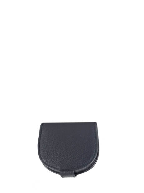 Portemonnee Caviar Leder Crinkles Blauw caviar 14039
