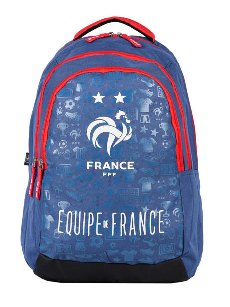 Rugzak 3 Compartimenten Federat. france football Blauw le coq 203X204I