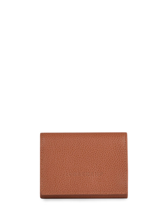 Longchamp Le foulonné Portemonnee Bruin