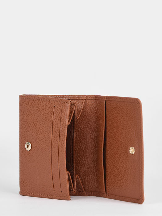 Longchamp Le foulonné Portemonnee Bruin