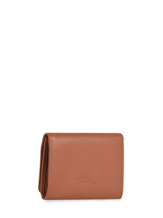 Longchamp Le foulonné Portemonnee Bruin