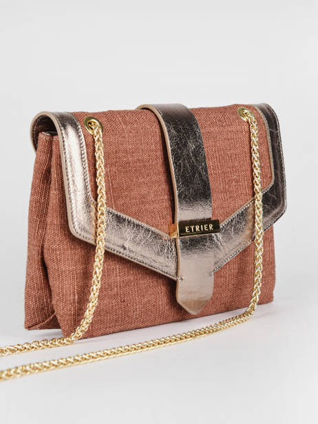 Cross Body Tas M Jana Linnen Etrier Rood jana lin EJLI002M ander zicht 2