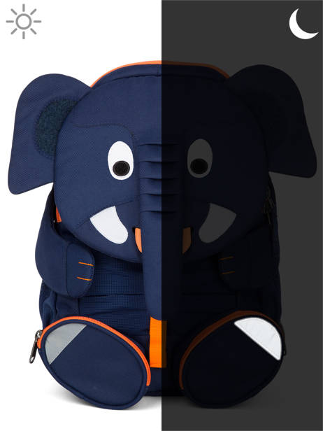 Rugzak Affenzahn Blauw large friends AFZ-FAL3 ander zicht 5