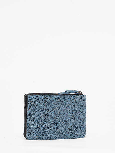 Portefeuille FoulonnÃ© Leder Yves renard Blauw foulonne 29461 ander zicht 2