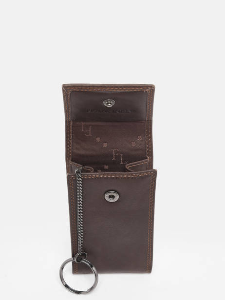 Sleutelhanger Leder Francinel Bruin bilbao - 00047920 ander zicht 1