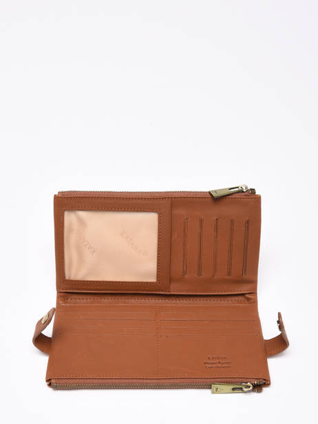 Portefeuille Leder Katana Bruin marina 753118 ander zicht 1