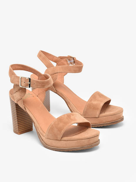 Sandalen Met Hak Jain Uit Leder Mam'zelle Bruin women CSG1H03 ander zicht 3