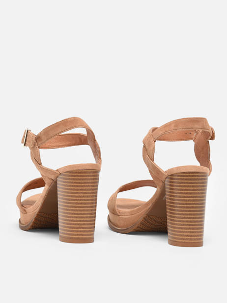 Sandalen Met Hak Jain Uit Leder Mam'zelle Bruin women CSG1H03 ander zicht 4