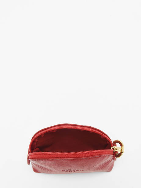 Portemonnee Leder Yves renard Rood foulonne 29365 ander zicht 1