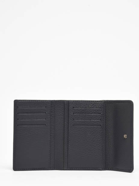 Portefeuille Leder Yves renard Blauw foulonne QBAA3028 ander zicht 1