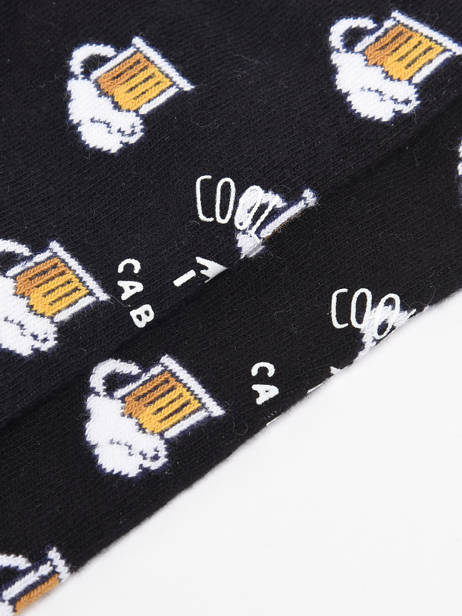 Sokken Cabaia Zwart socks JUS ander zicht 2