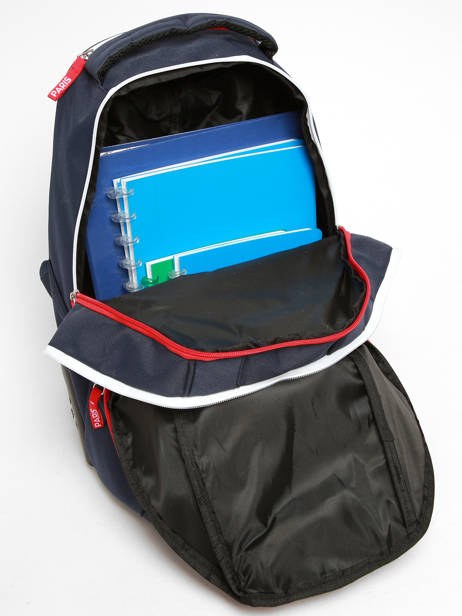 Rugzak Op Wieltjes 1 Compartiment Paris st germain Blauw psg 23AP204R ander zicht 3