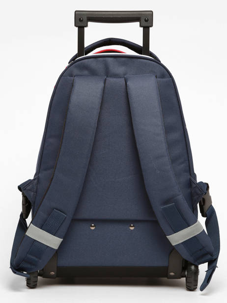 Rugzak Op Wieltjes 1 Compartiment Paris st germain Blauw psg 23AP204R ander zicht 4
